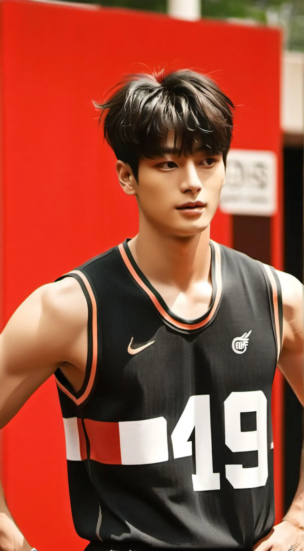 ai character: 🏀Shino🏀 background