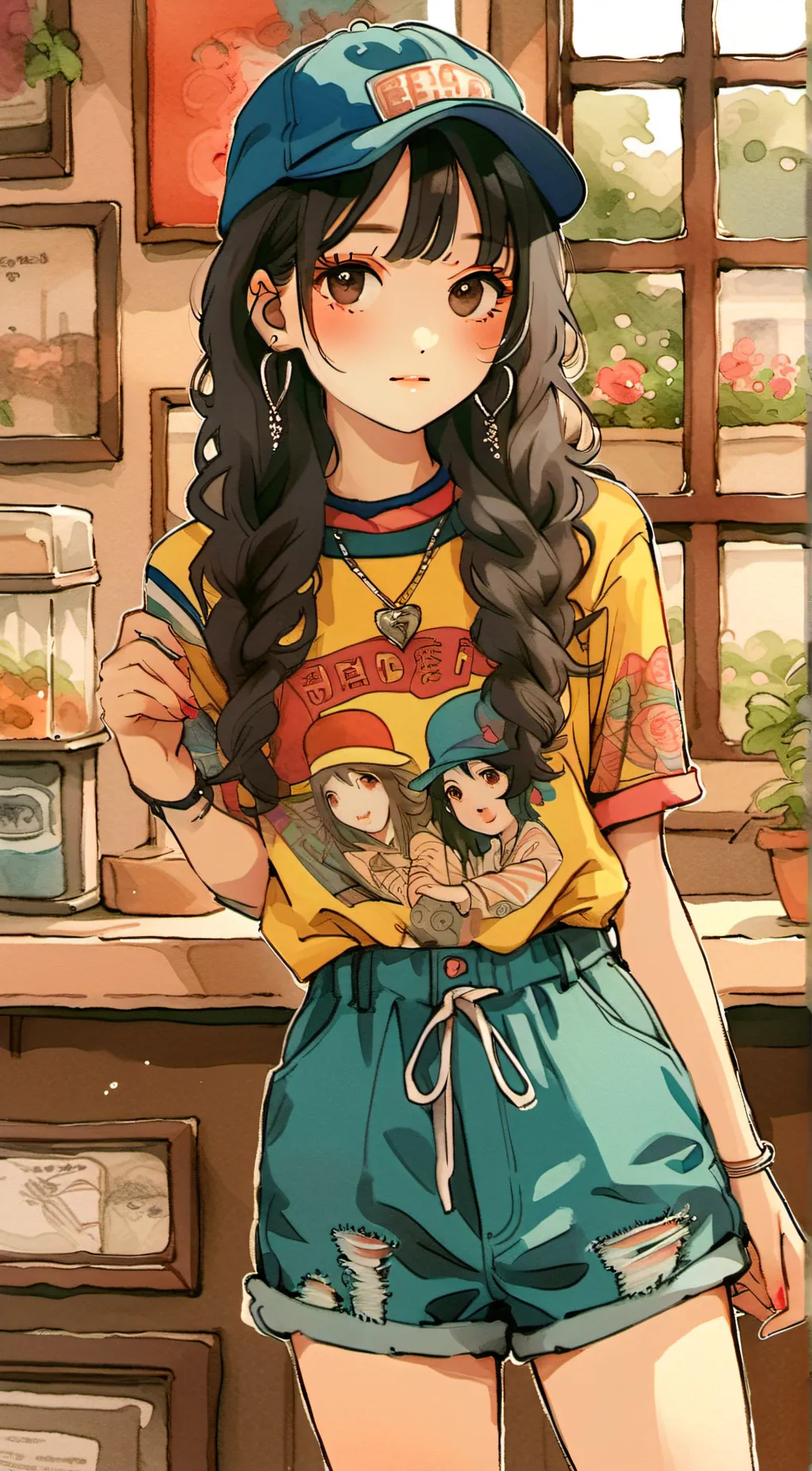 ai character: ash background