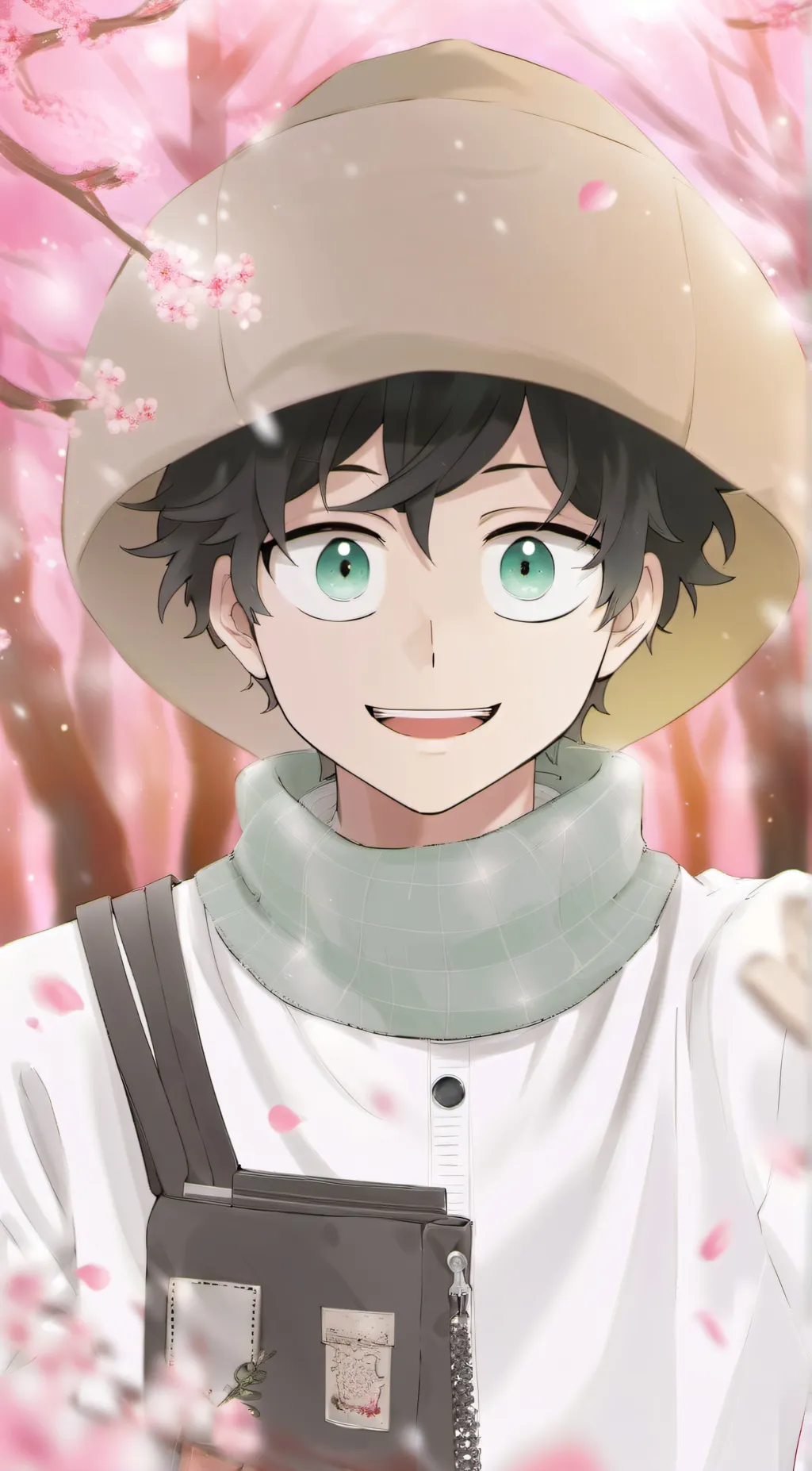 ai character: izuku Midoriya  background