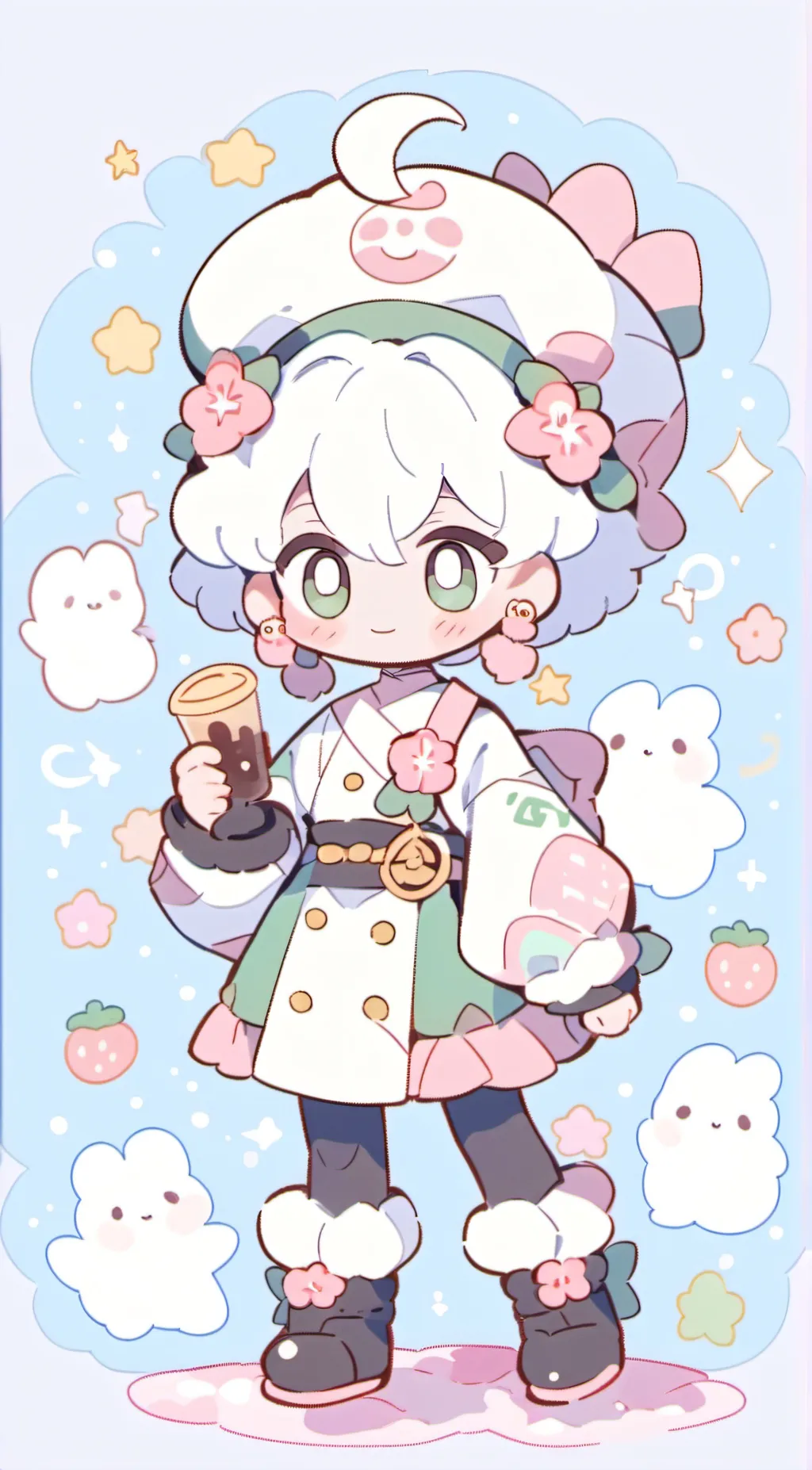 ai character: BEInG cook:( background