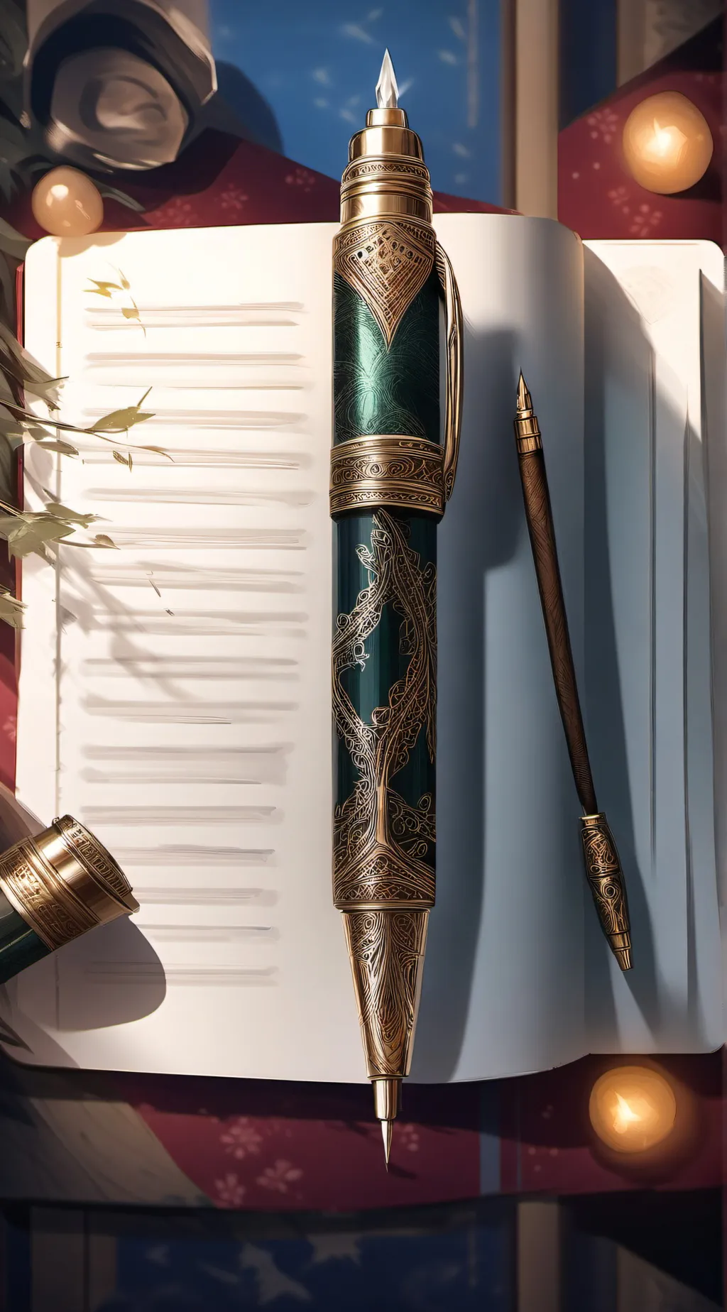 ai character: Irradia, Magic Pen background