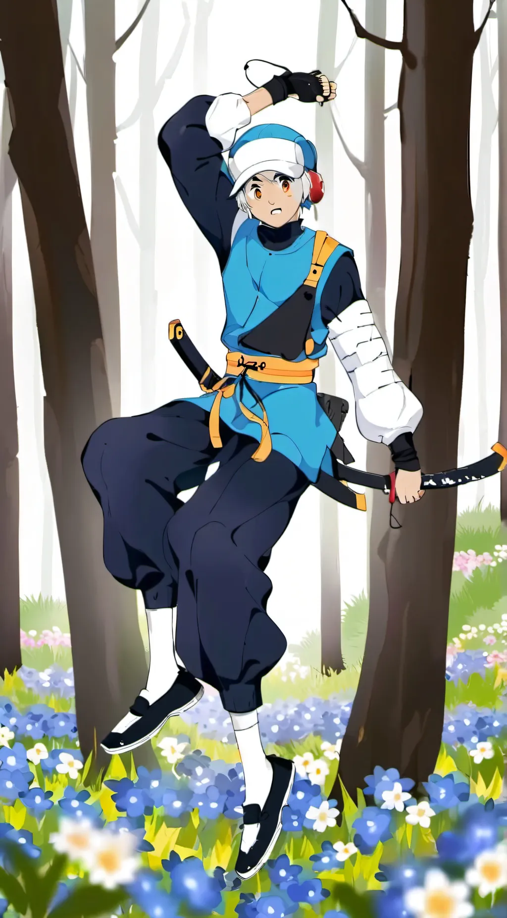 ai character: Pokemon school! background