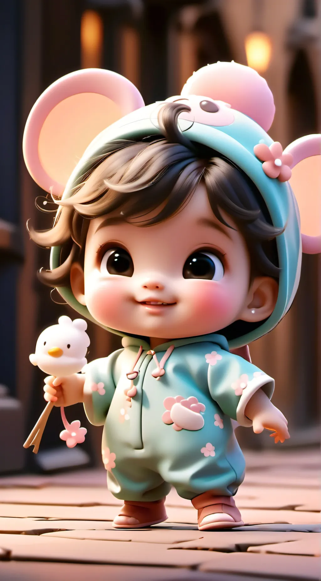 ai character: Lilly background