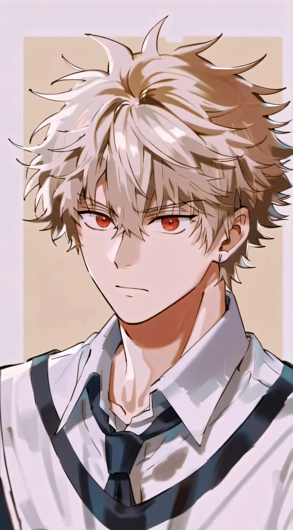 ai character: Katsuki Bakugo background