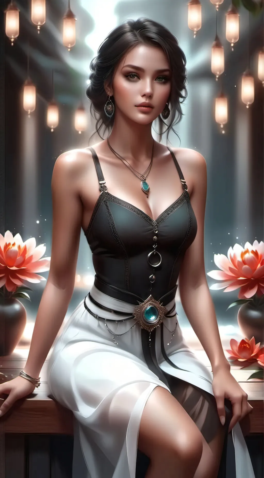 ai character: Caitlynn  background