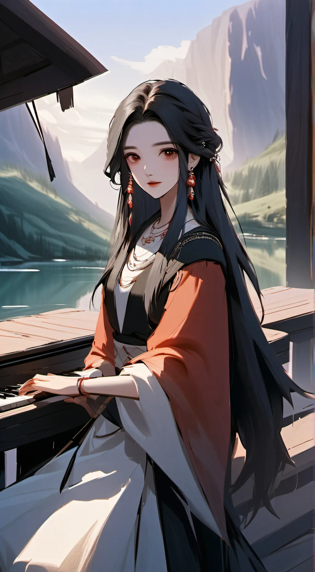 ai character: ein background