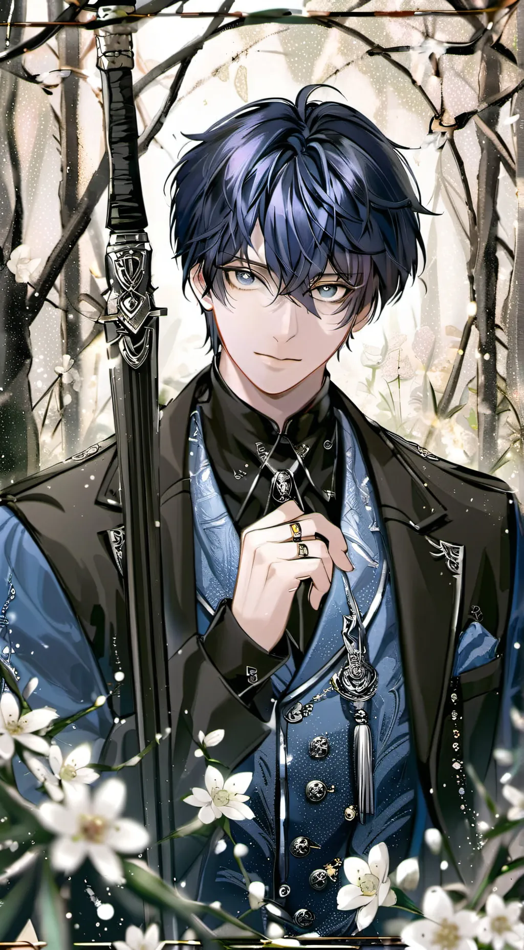 ai character: Hero Nicko  background