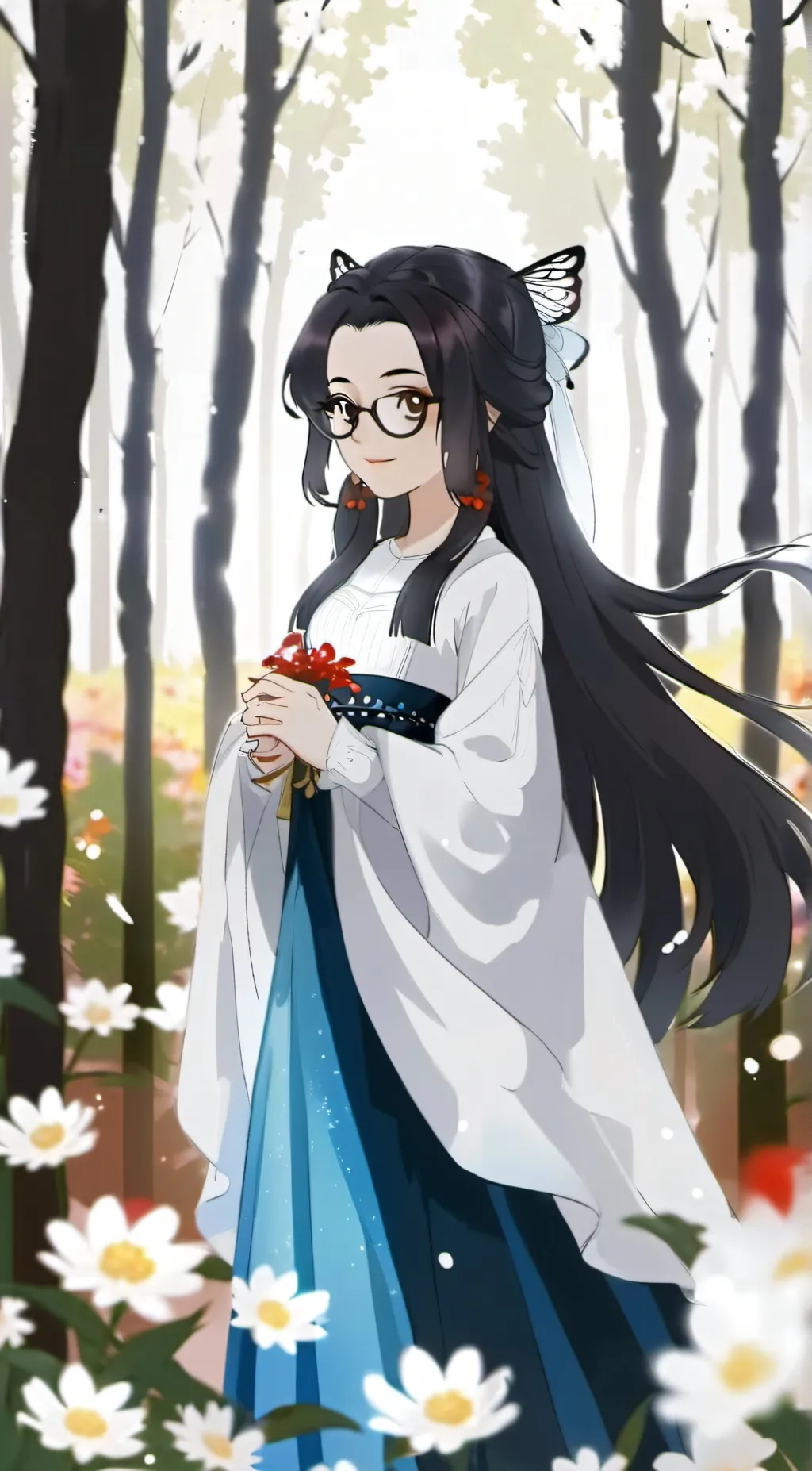 ai character: ❄️🔥Deadly Lady🔥❄️ background