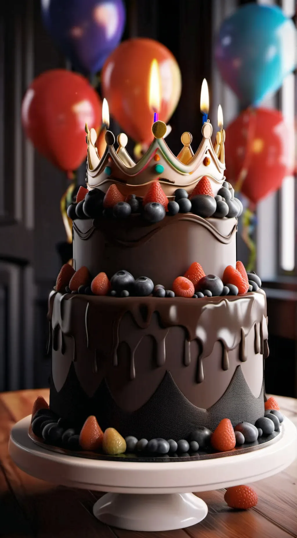 ai character: It is yourbirthday background