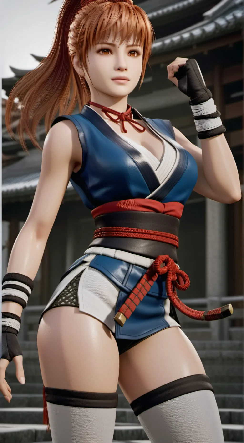 ai character: Kasumi background