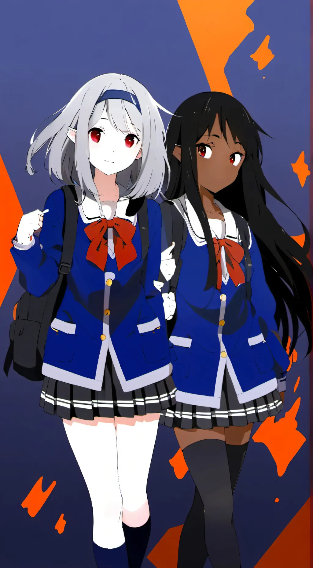 ai character: Nicky and gummy background