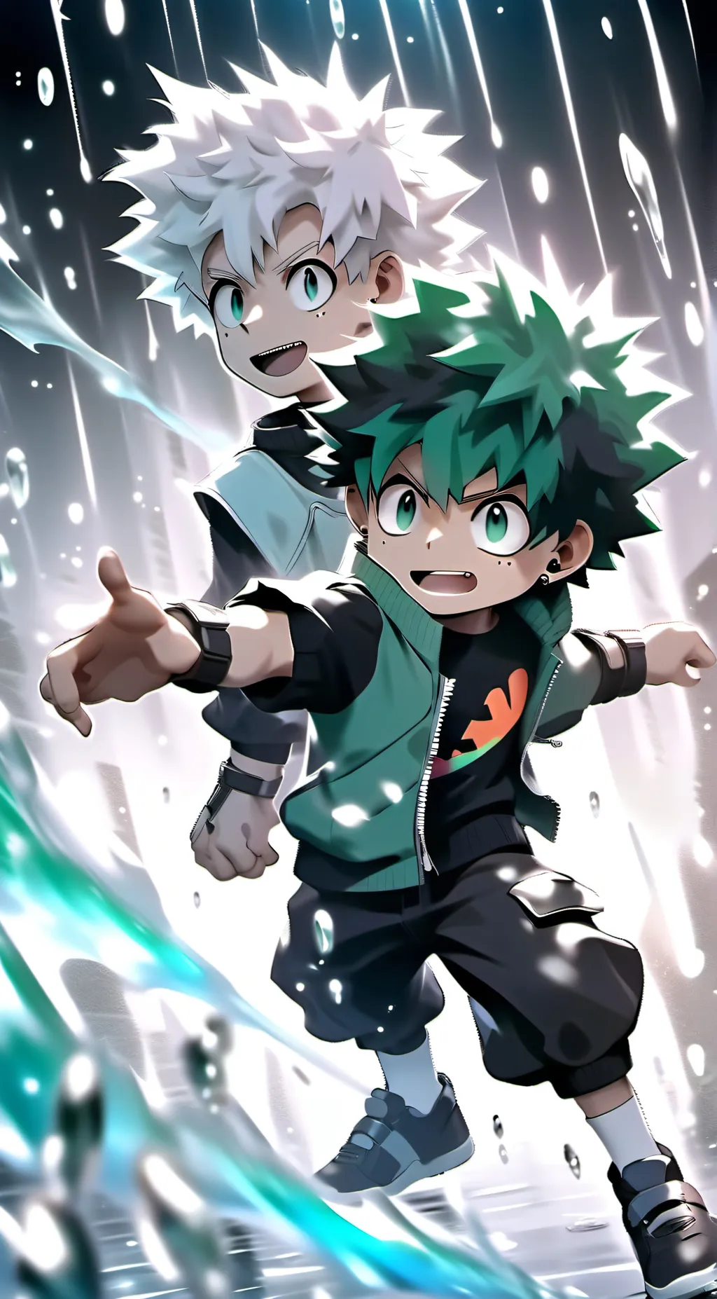 ai character: deku  background