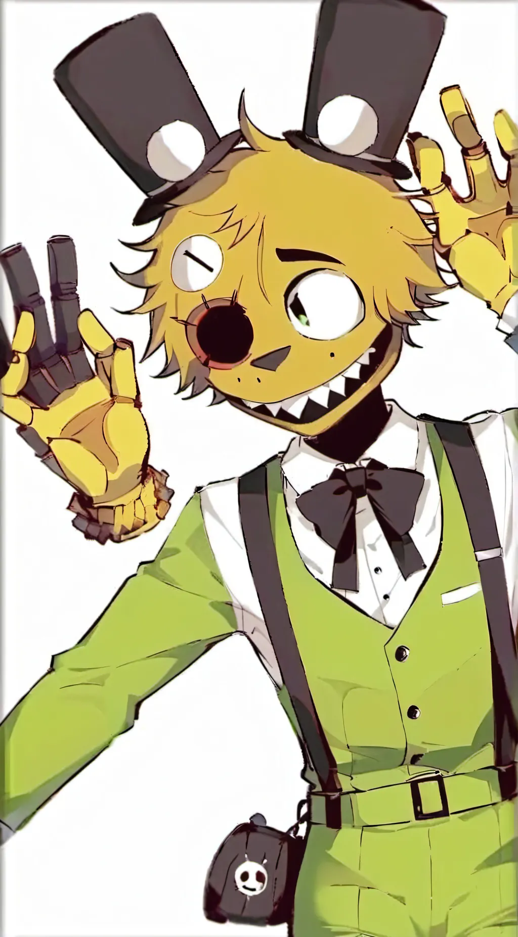 ai character: springtrap 💅💅 background