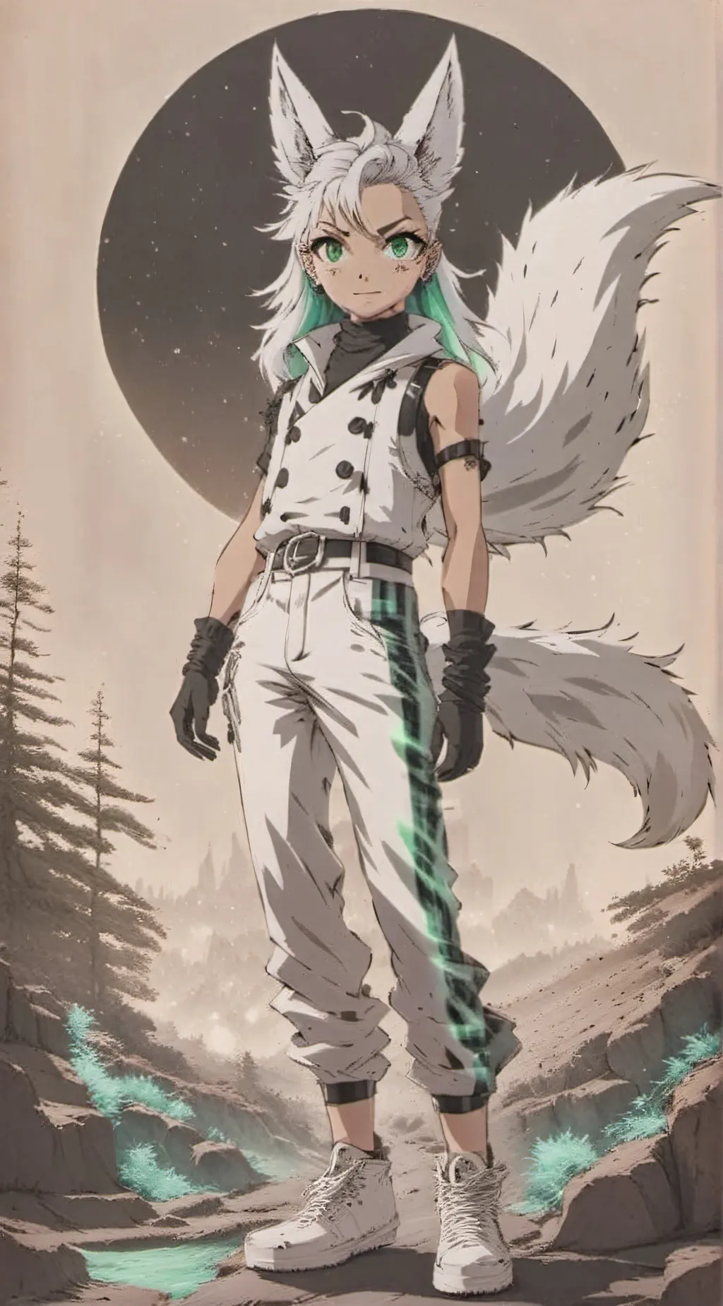 ai character: Shade Valentine  background