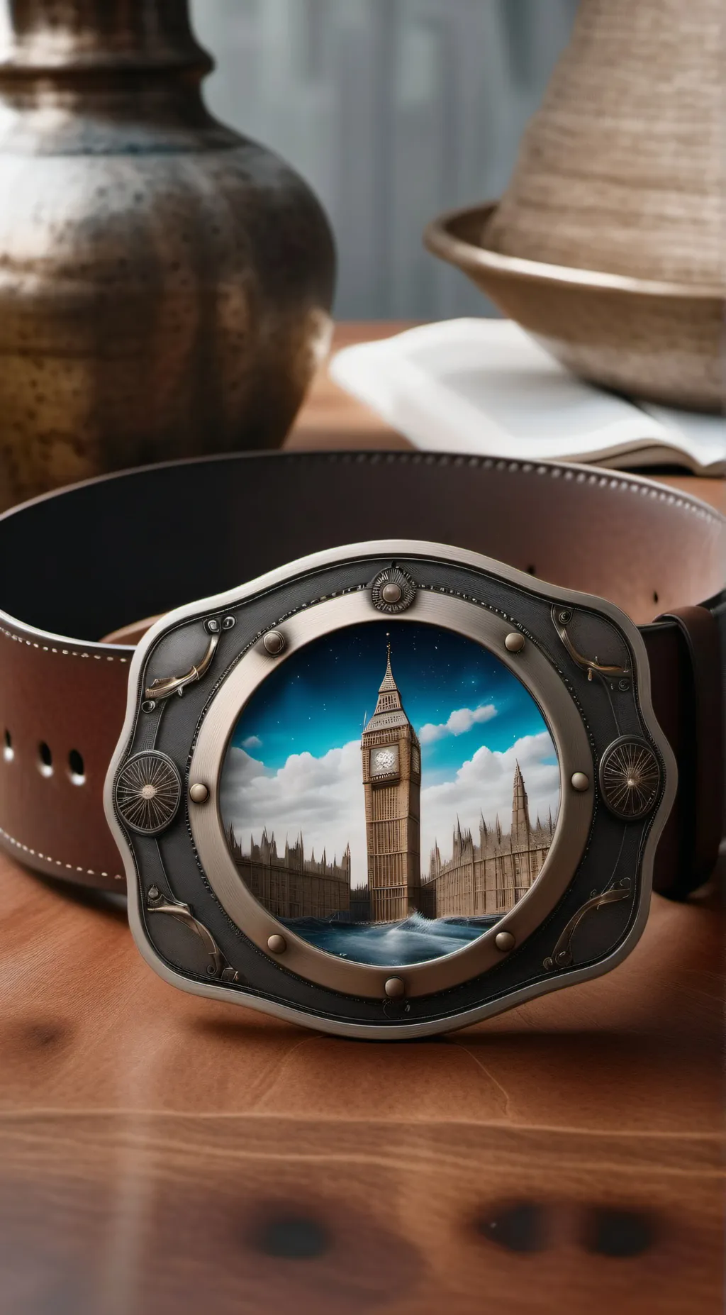 ai character: TimeTraveler'sBelt background