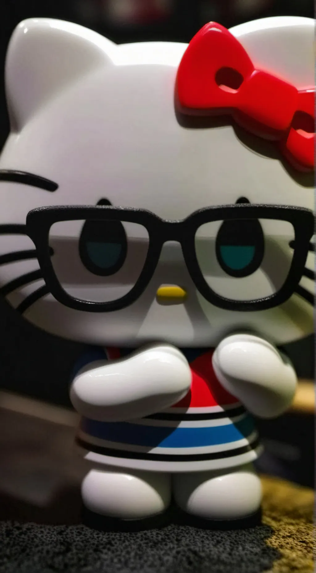 ai character: hello kitty:3 background