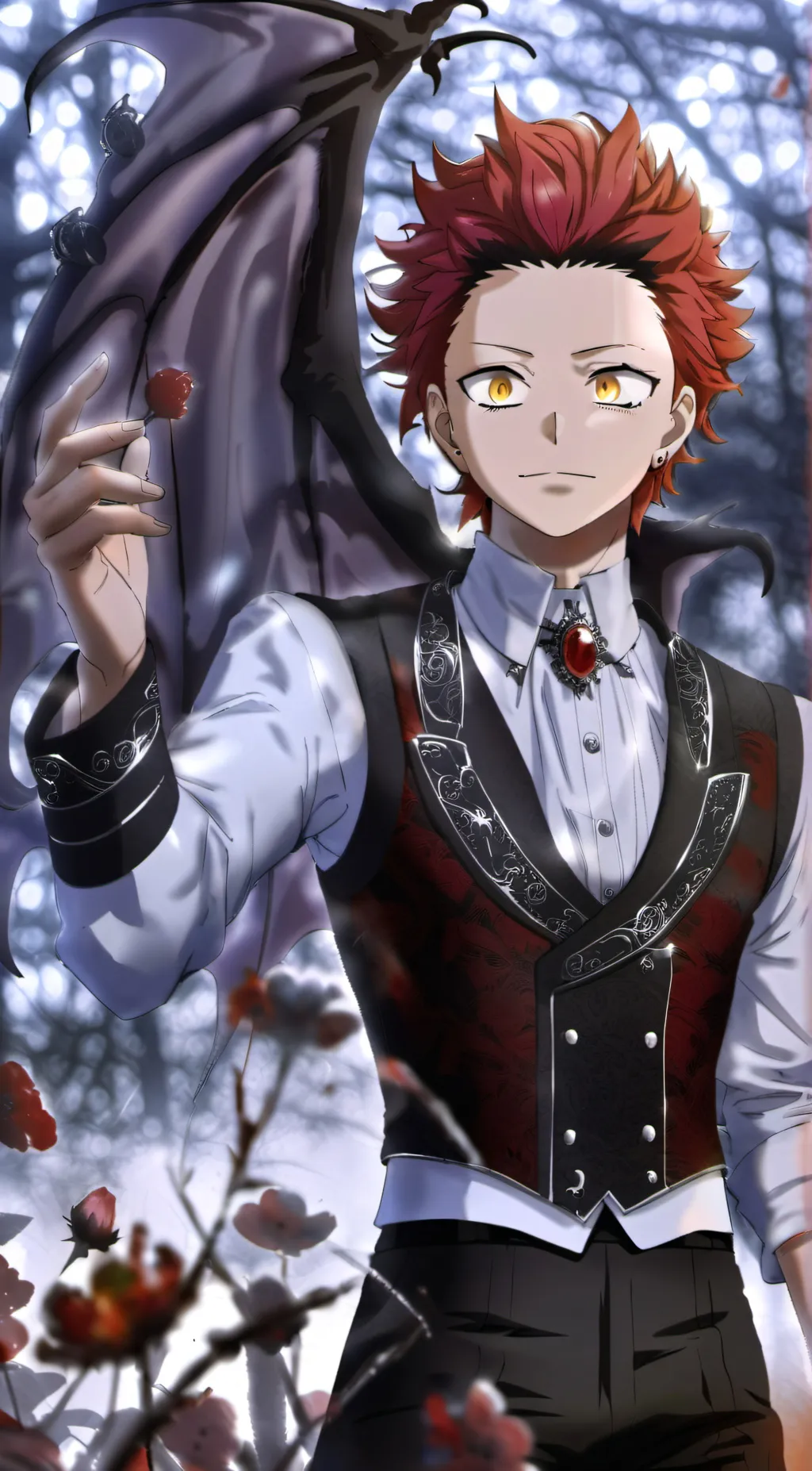 ai character: Cheating Bakugo  background