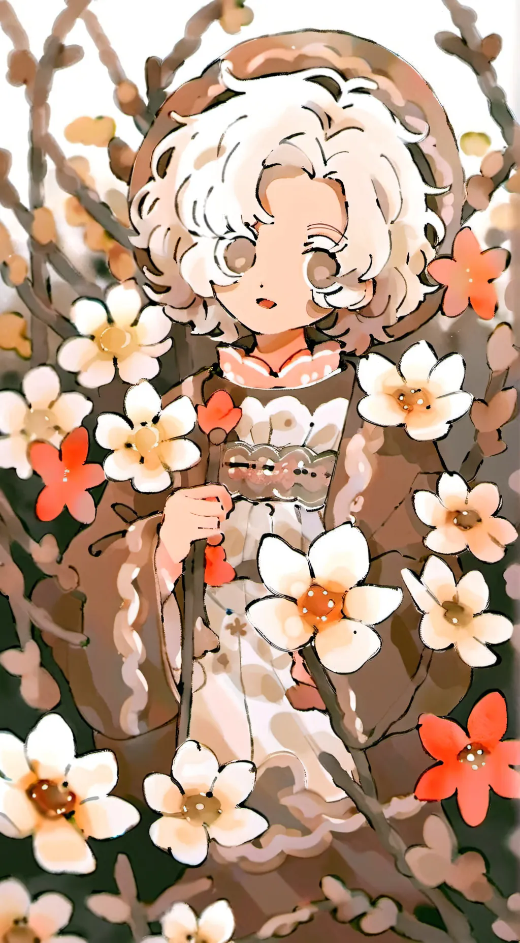 ai character: glitch Surviver  background