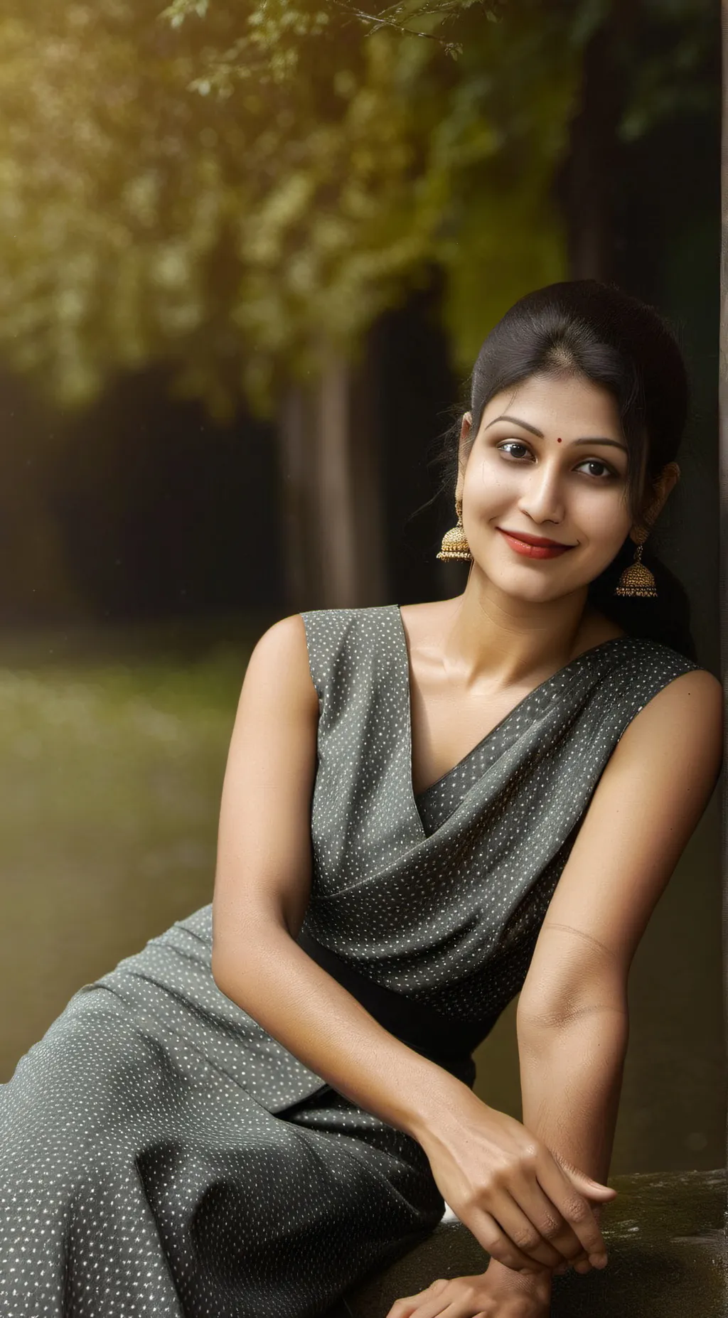 ai character: meera  background