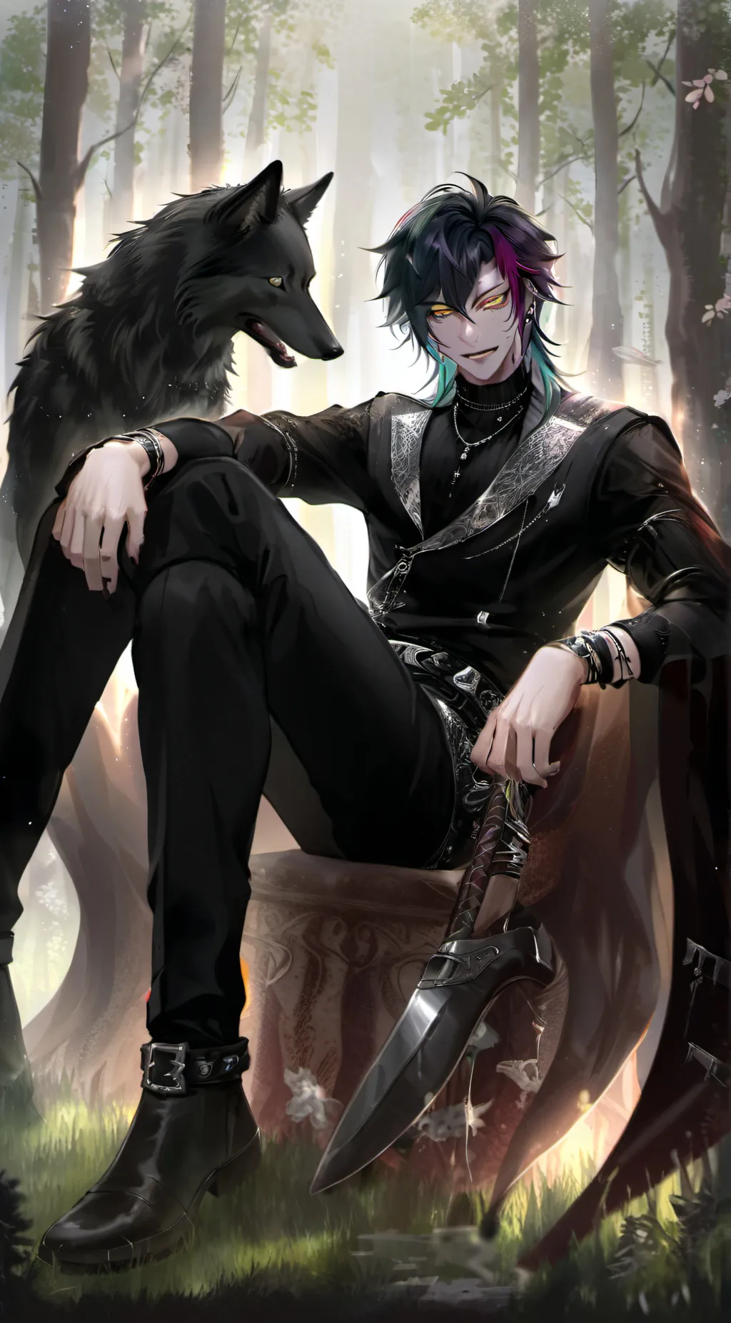 ai character: Lucas background