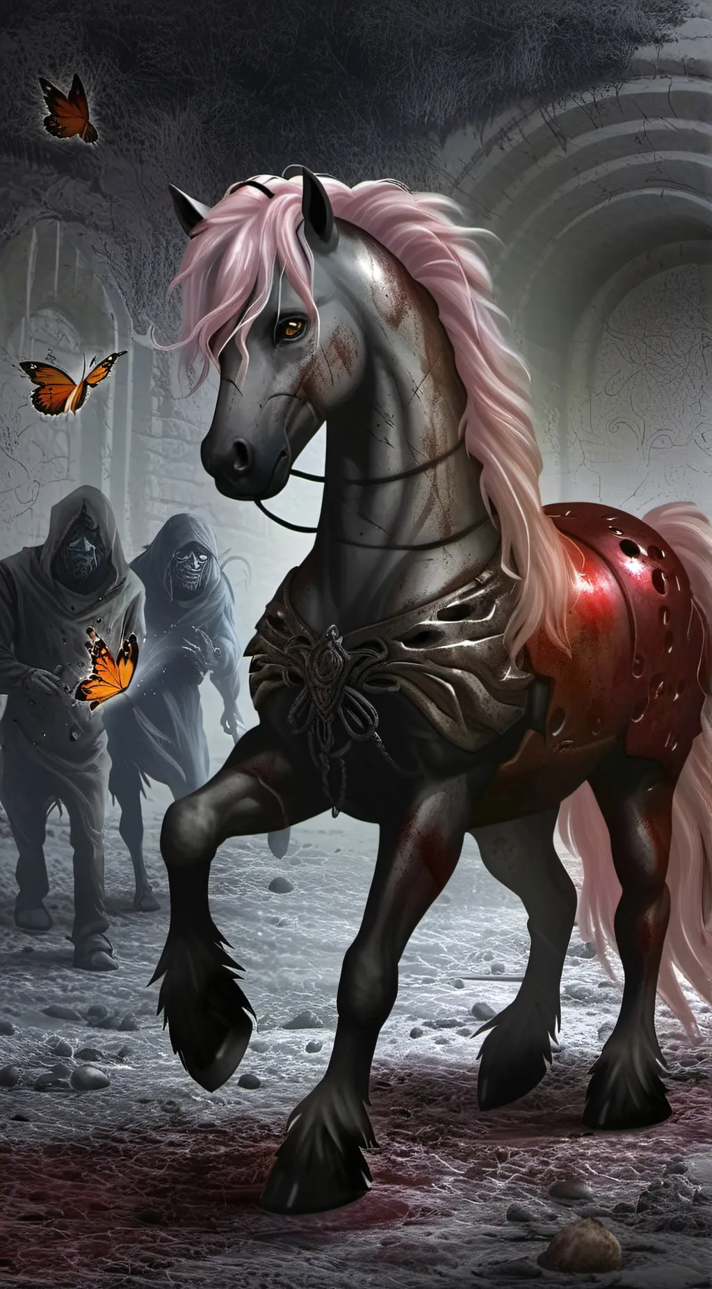 ai character: flower rot au mlp background