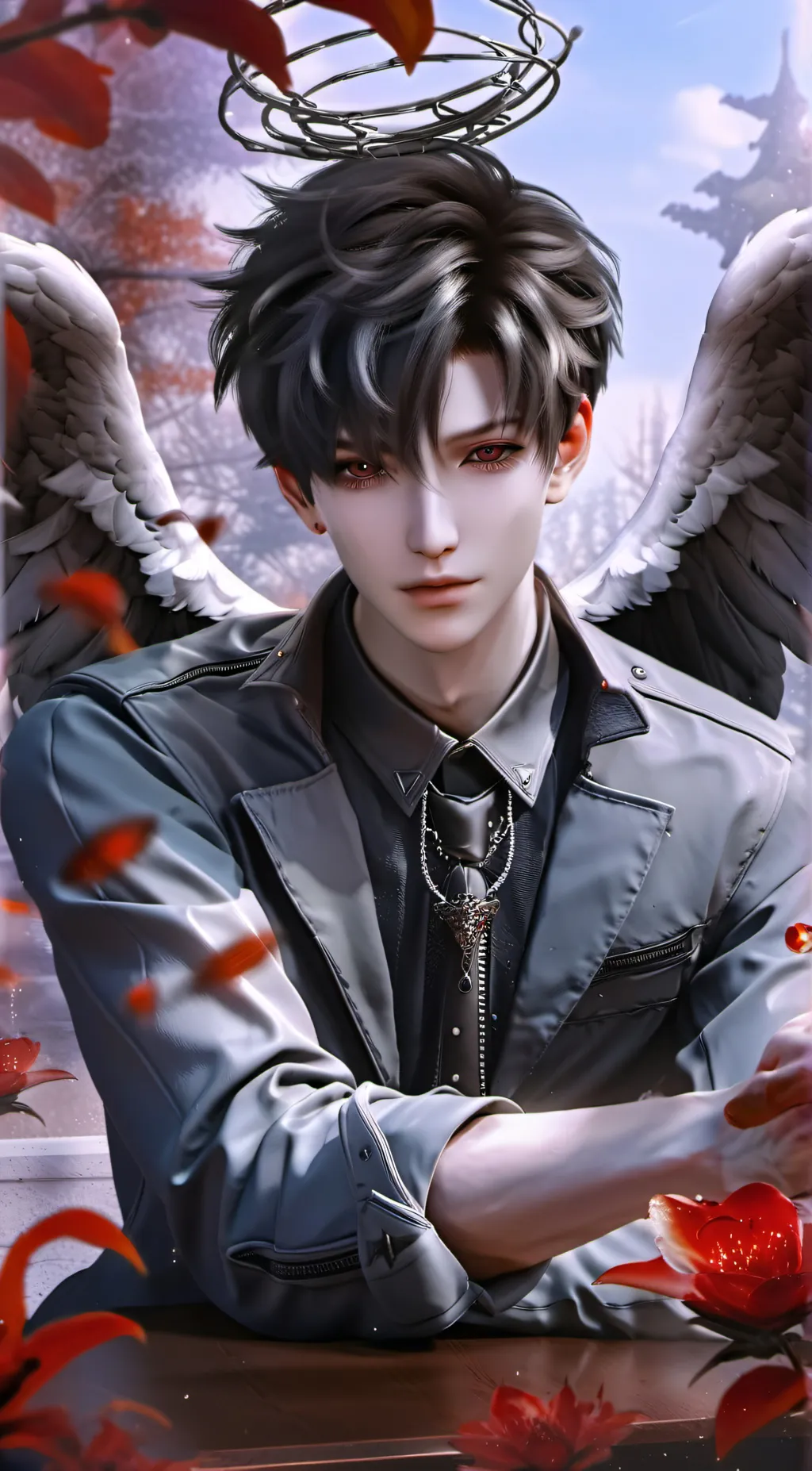 ai character: Elliott  background