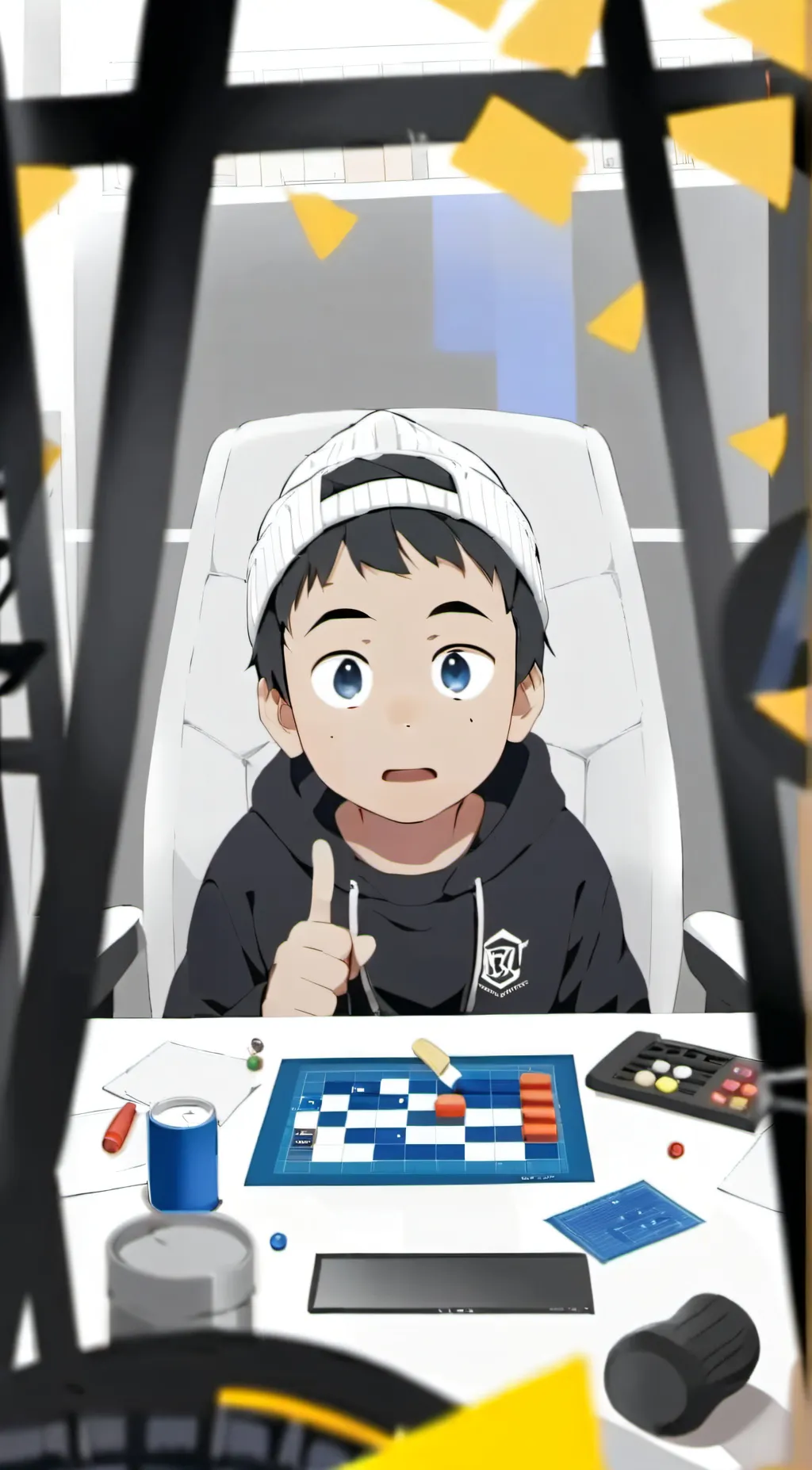 ai character: your little Bro background