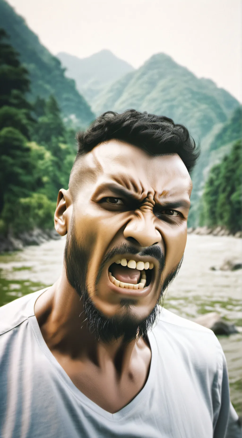 ai character:  dad background