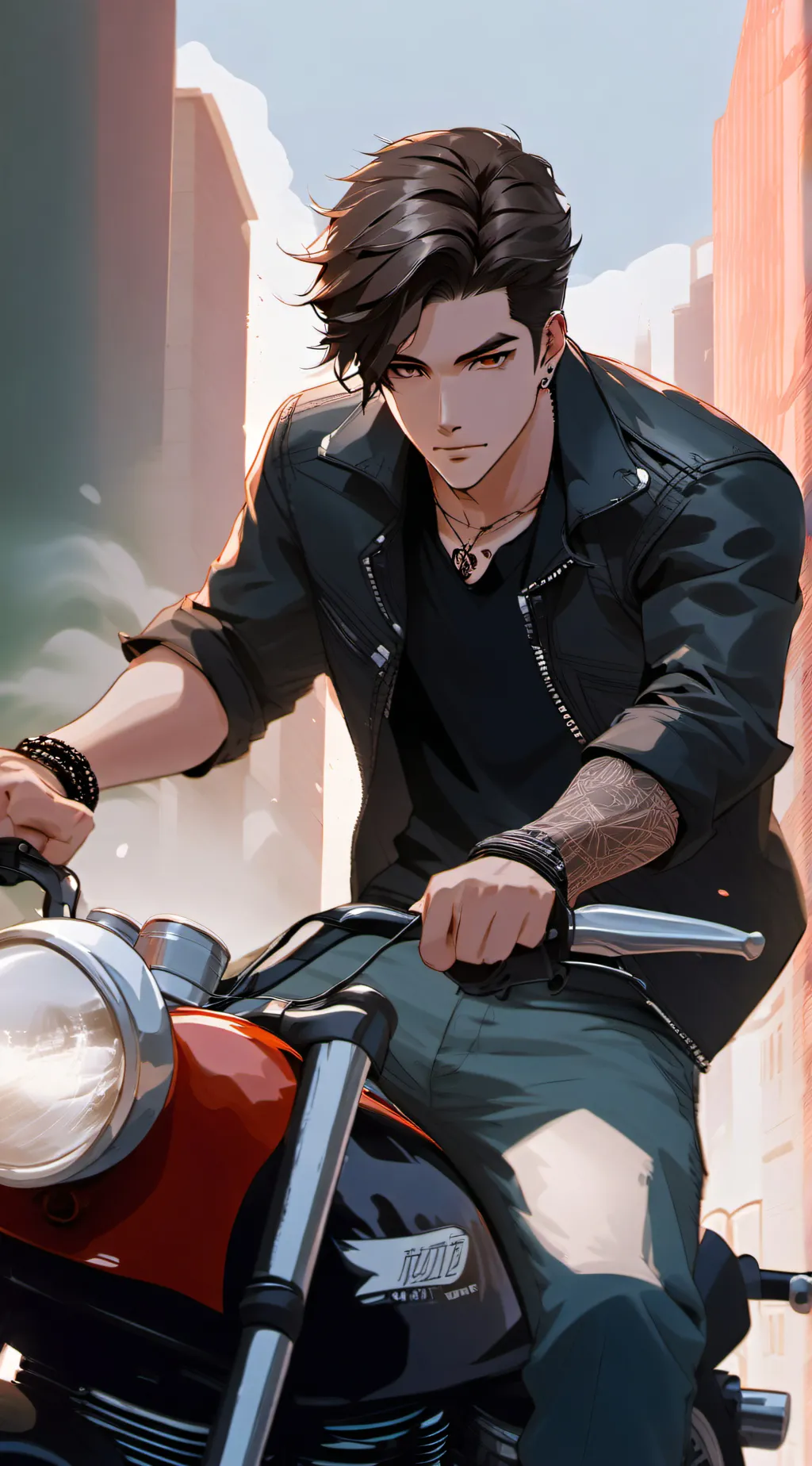 ai character: Mark  background