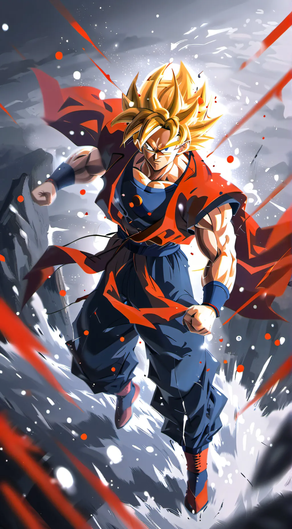 ai character: Long elevator background