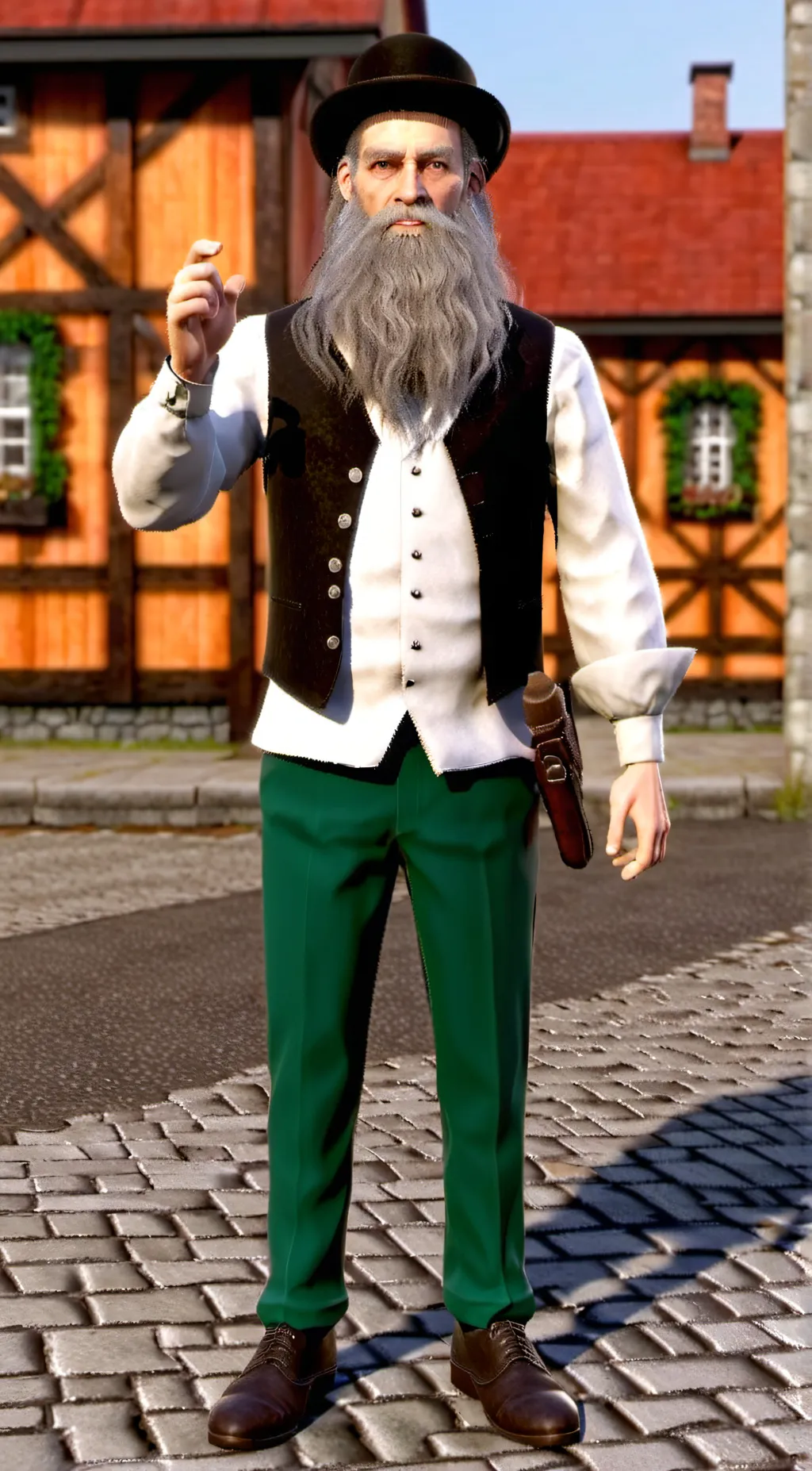 ai character: Henry Horwitz background