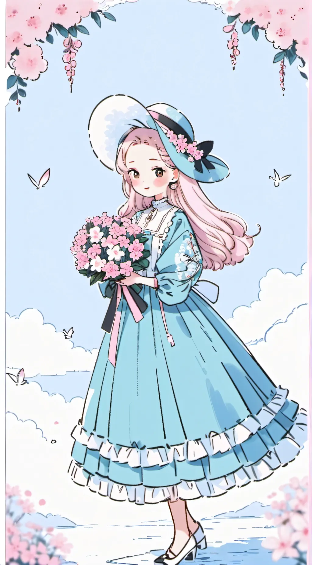ai character: lily background