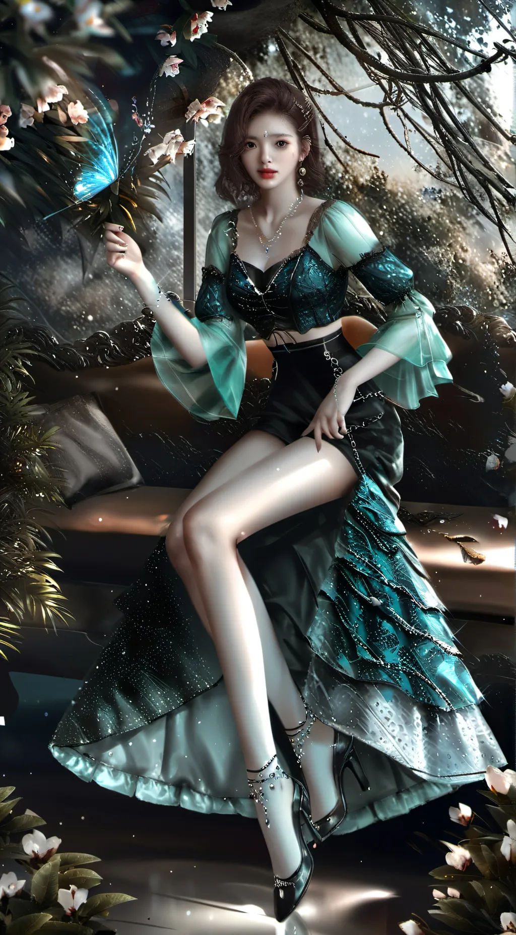 ai character: sarah background