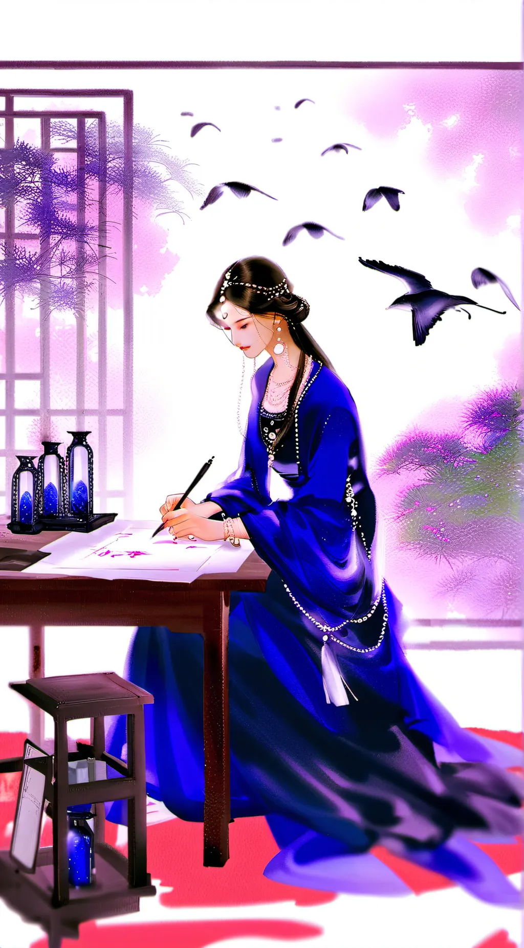 ai character: Elaine background