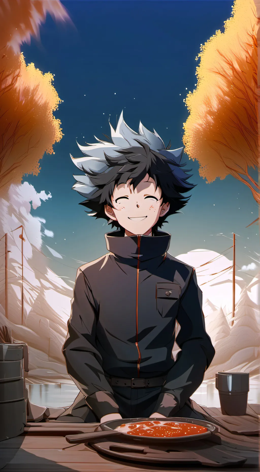 ai character: deku background