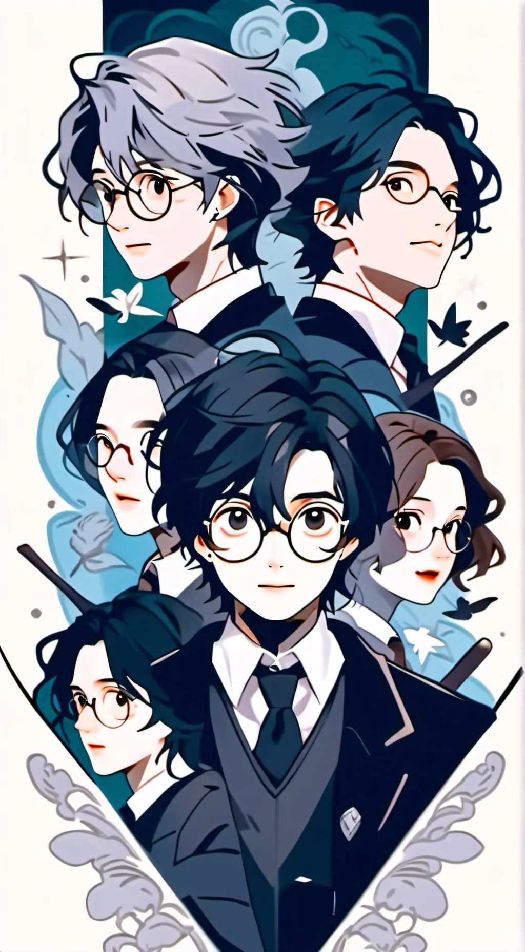 ai character: HP cast x Y/n  background