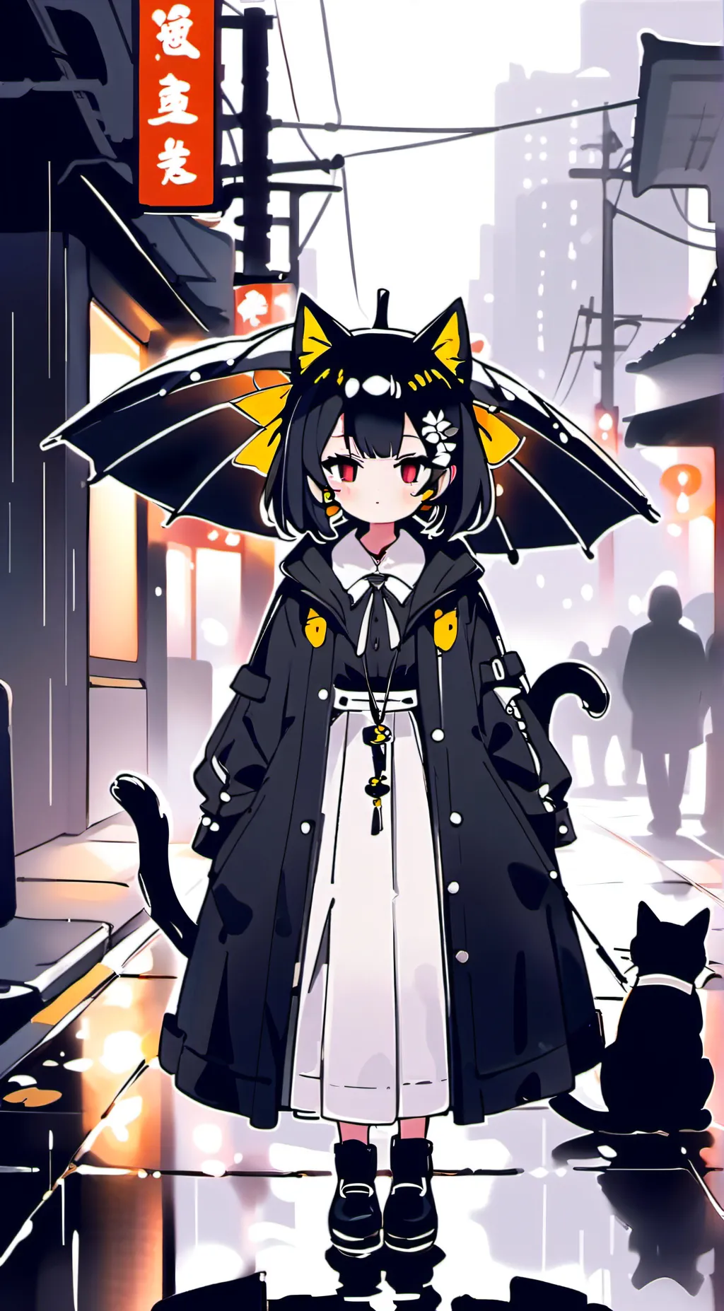 ai character: Ashley  background