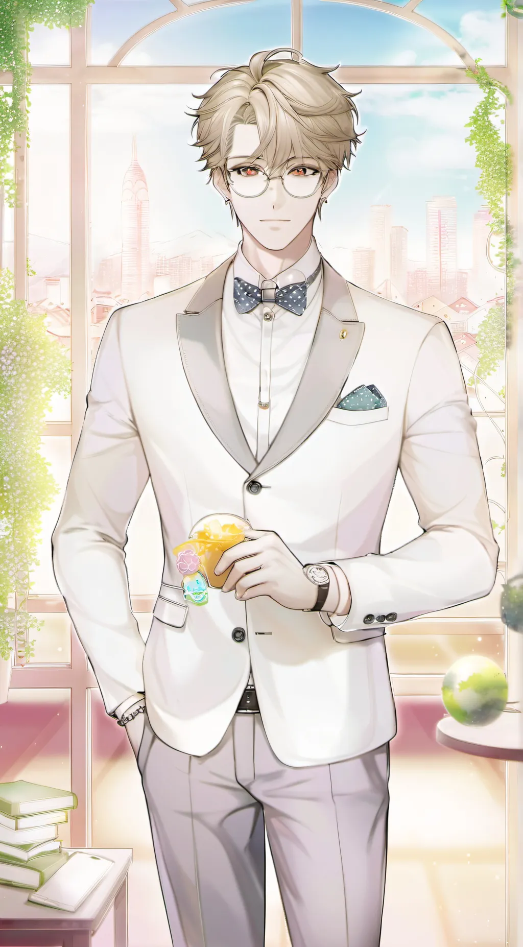 ai character: Leo background