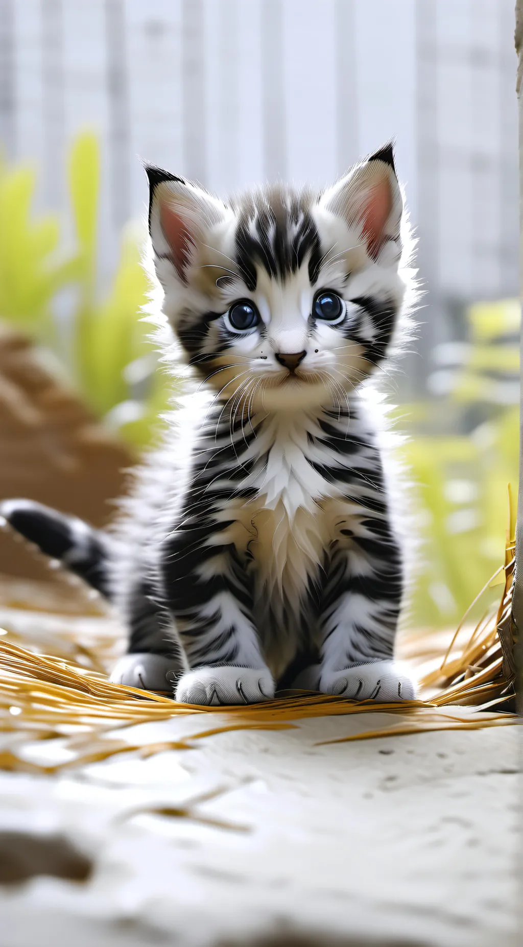 ai character: Baby kitten background