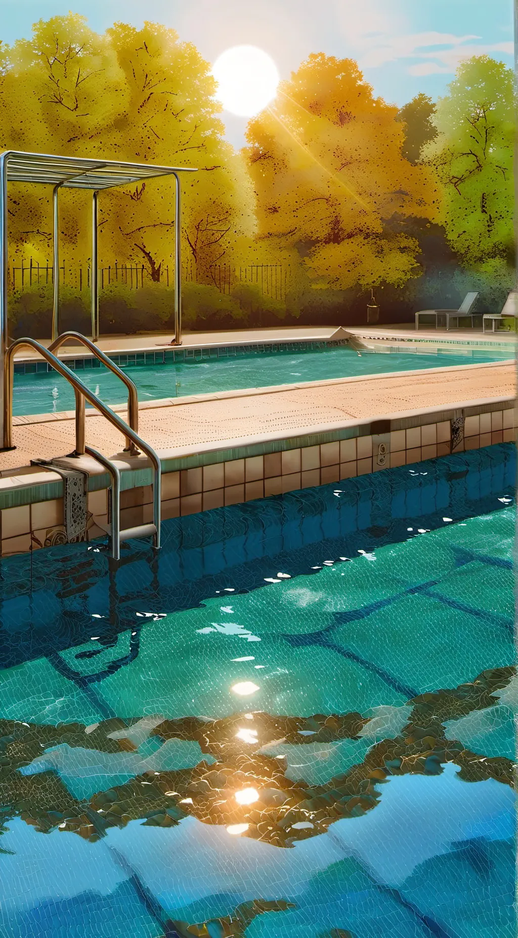 ai character: Heaven Pool Day HH background