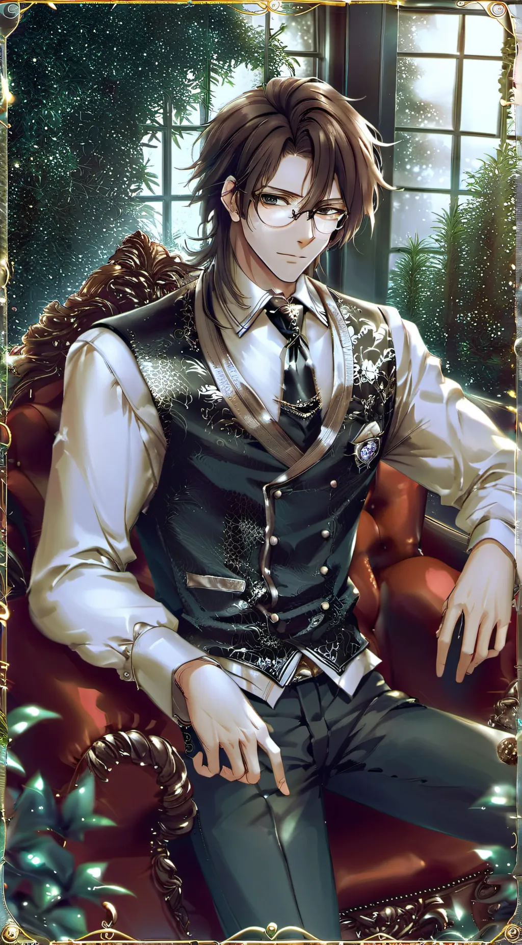 ai character: Dominic Mafia Boss background