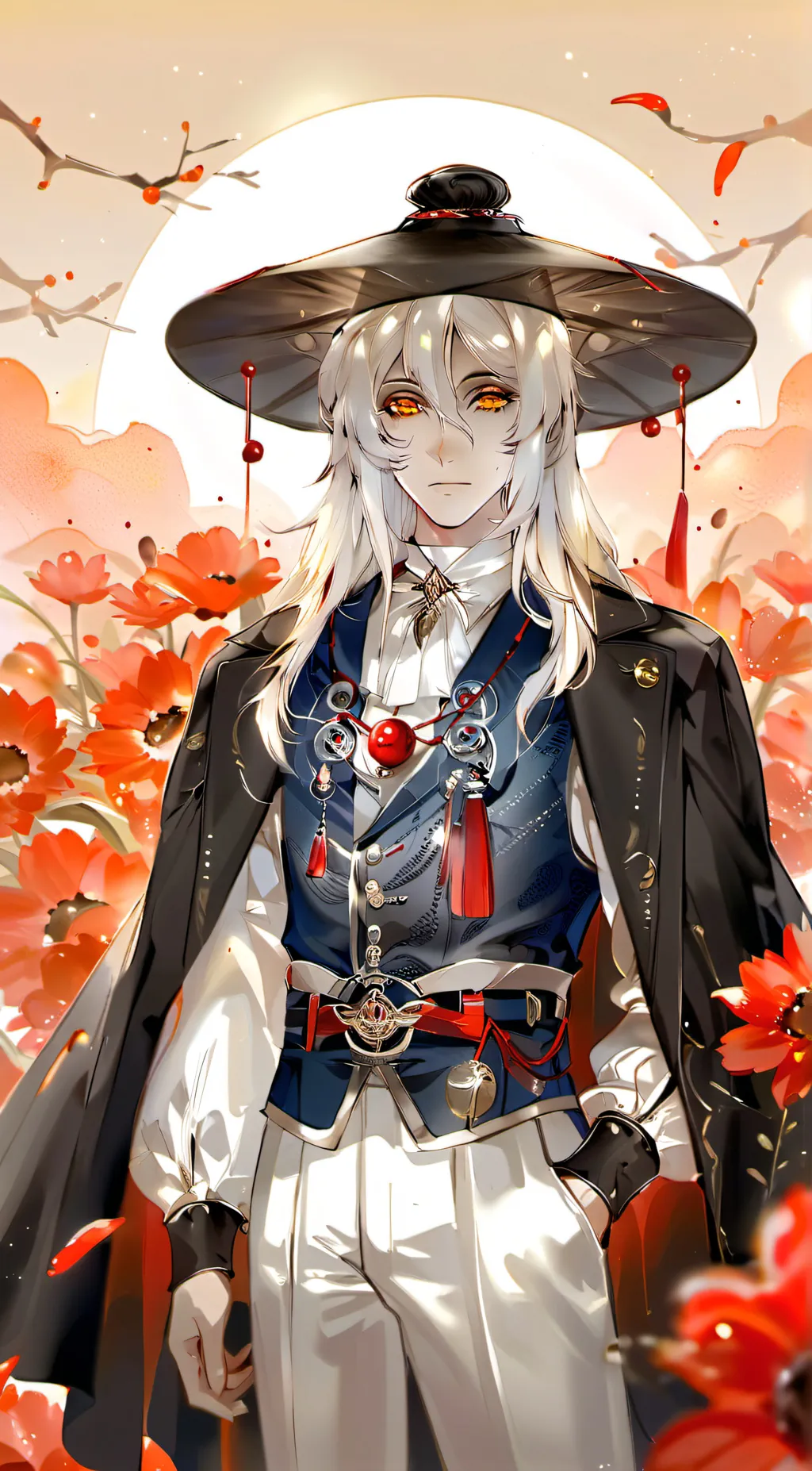 ai character: Aaron ravenfield  background