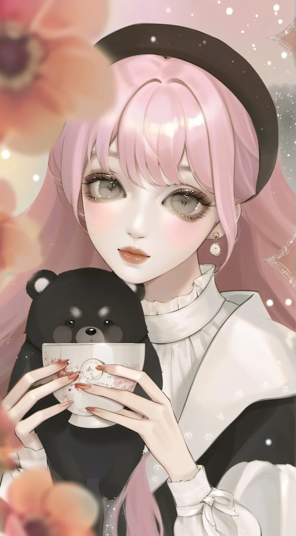 ai character: Kny beach trip🌸 background