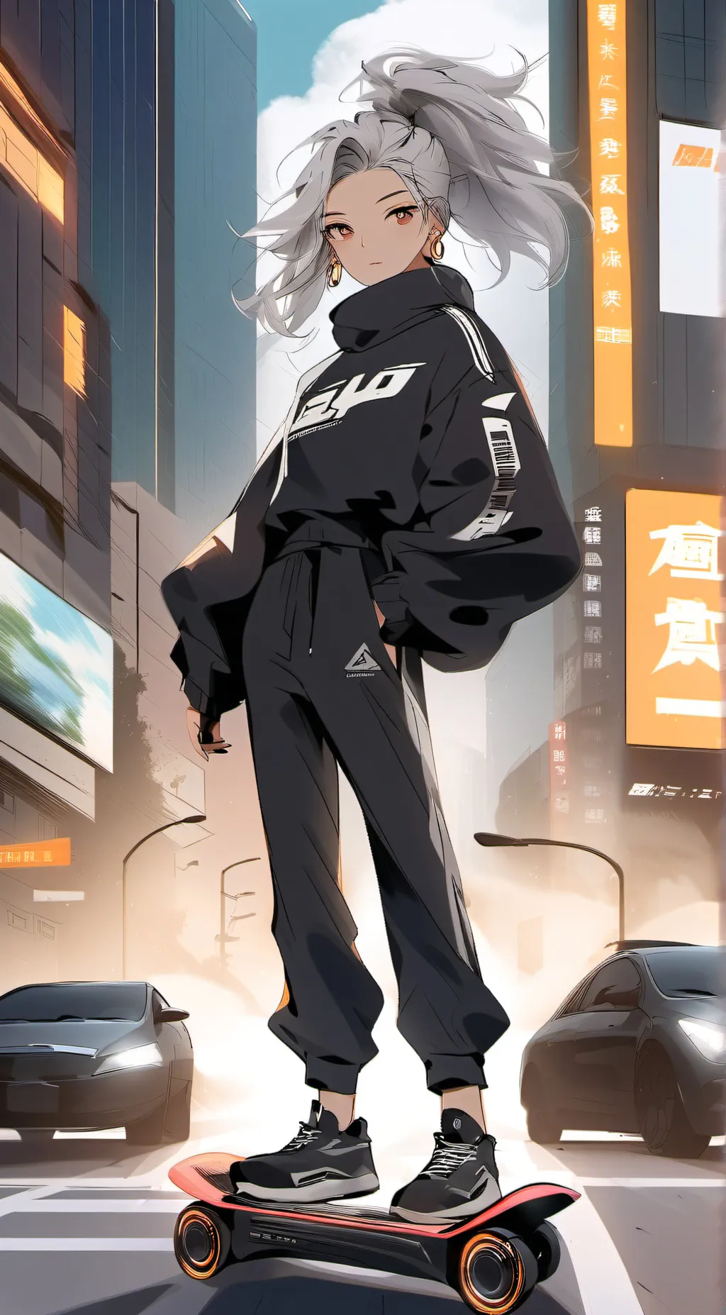 ai character: deviy background