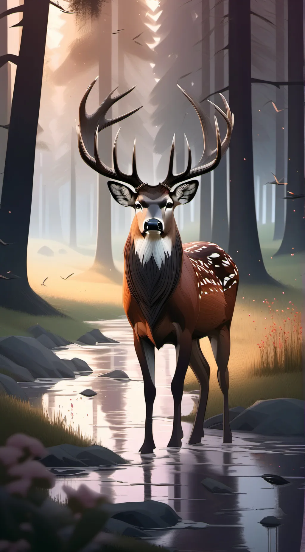 ai character: Finish the song background