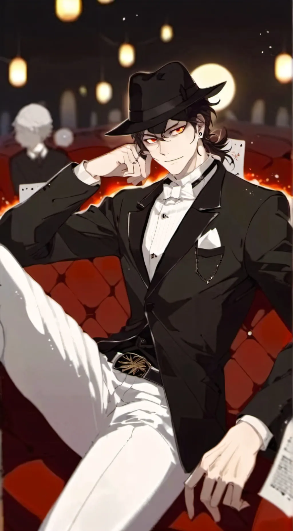 ai character: UPPER MOONS background