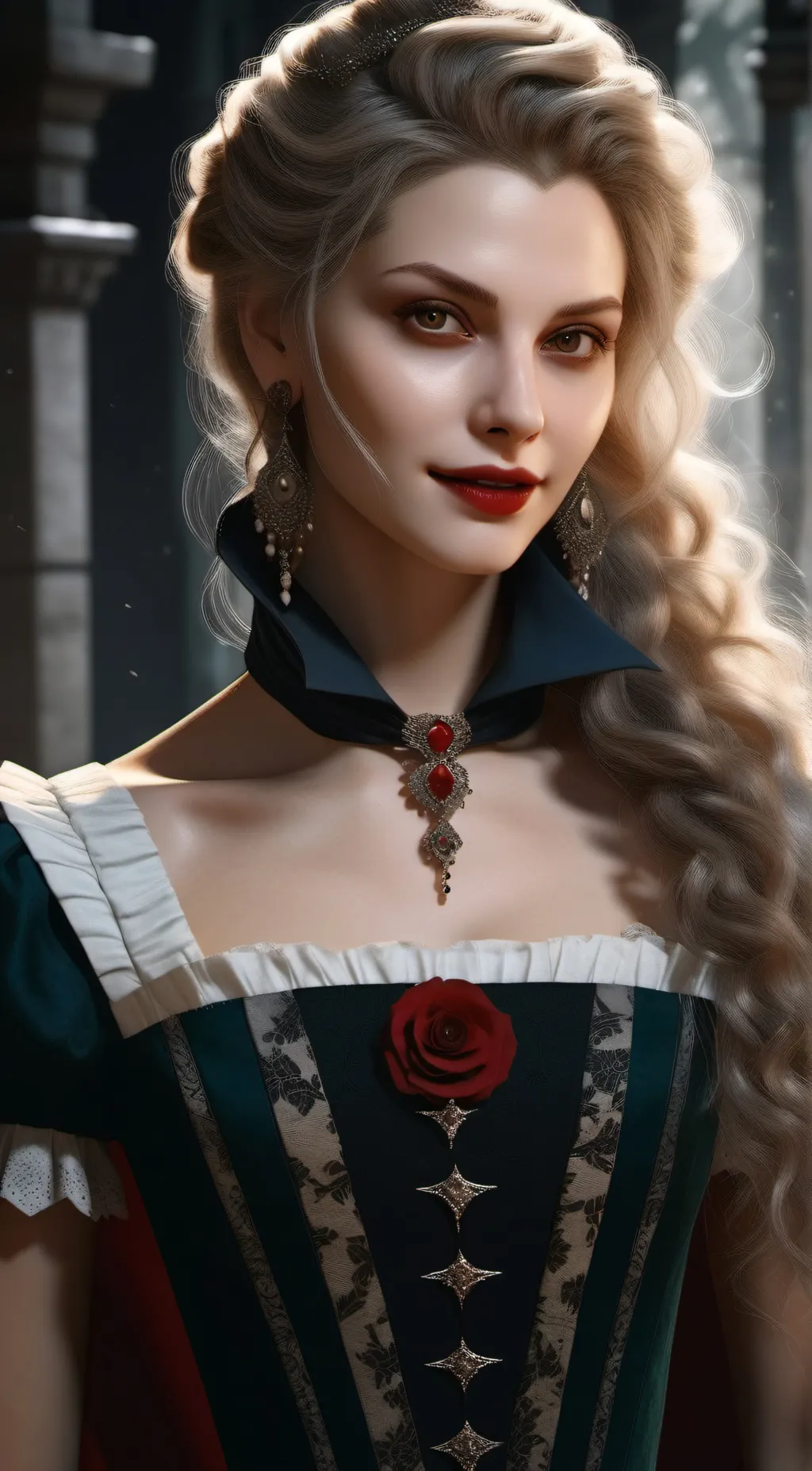ai character: vampire background