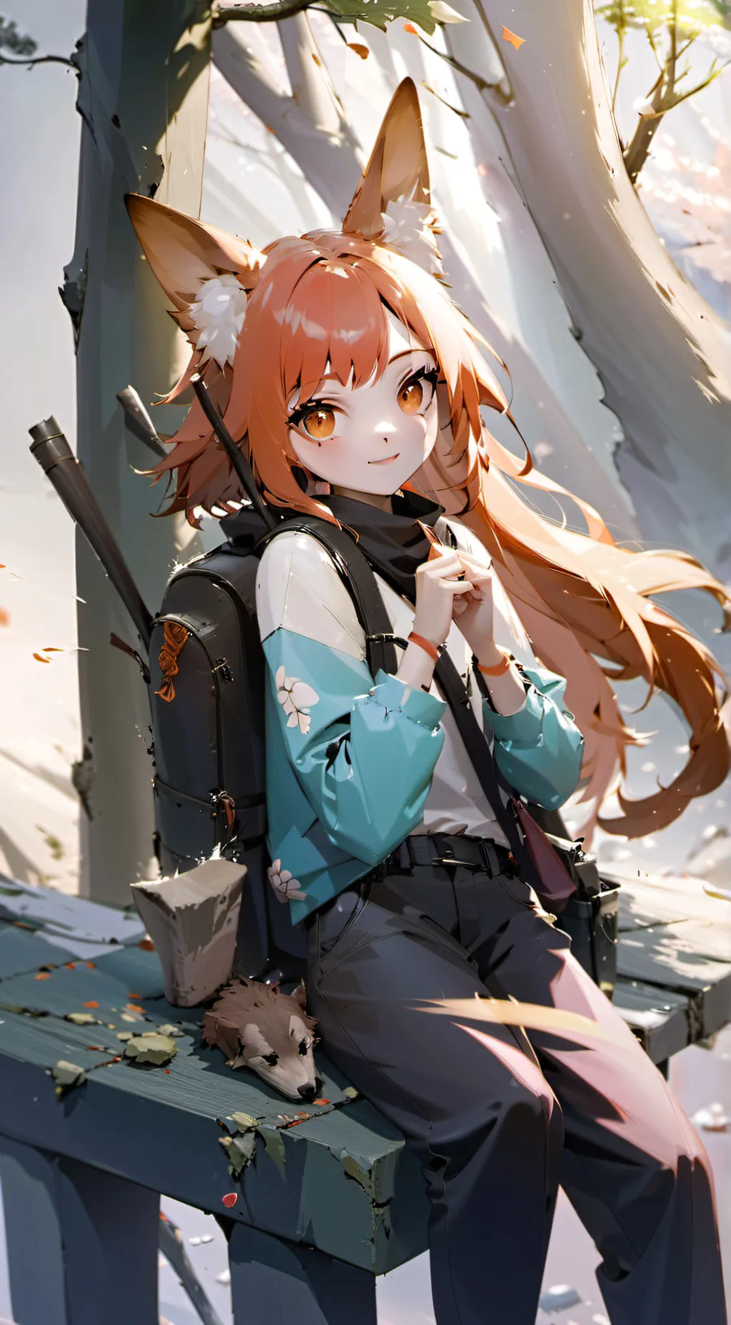 ai character: Aria background