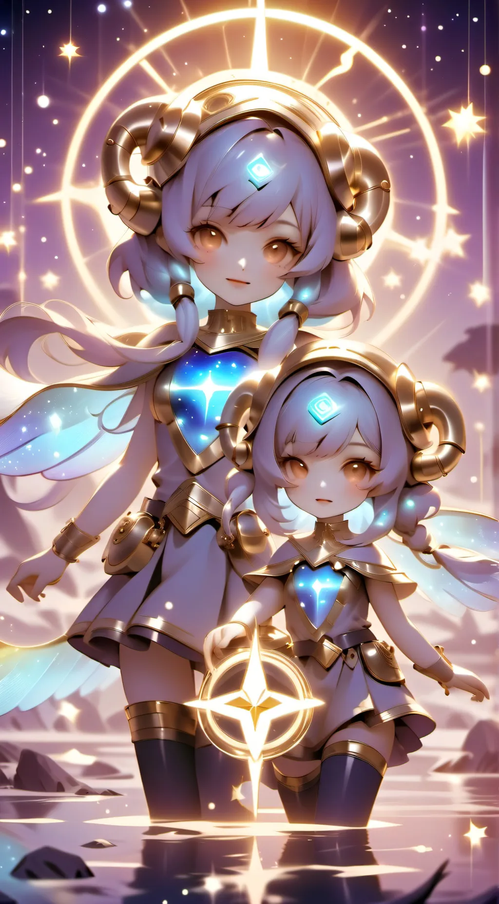 ai character: gemini background