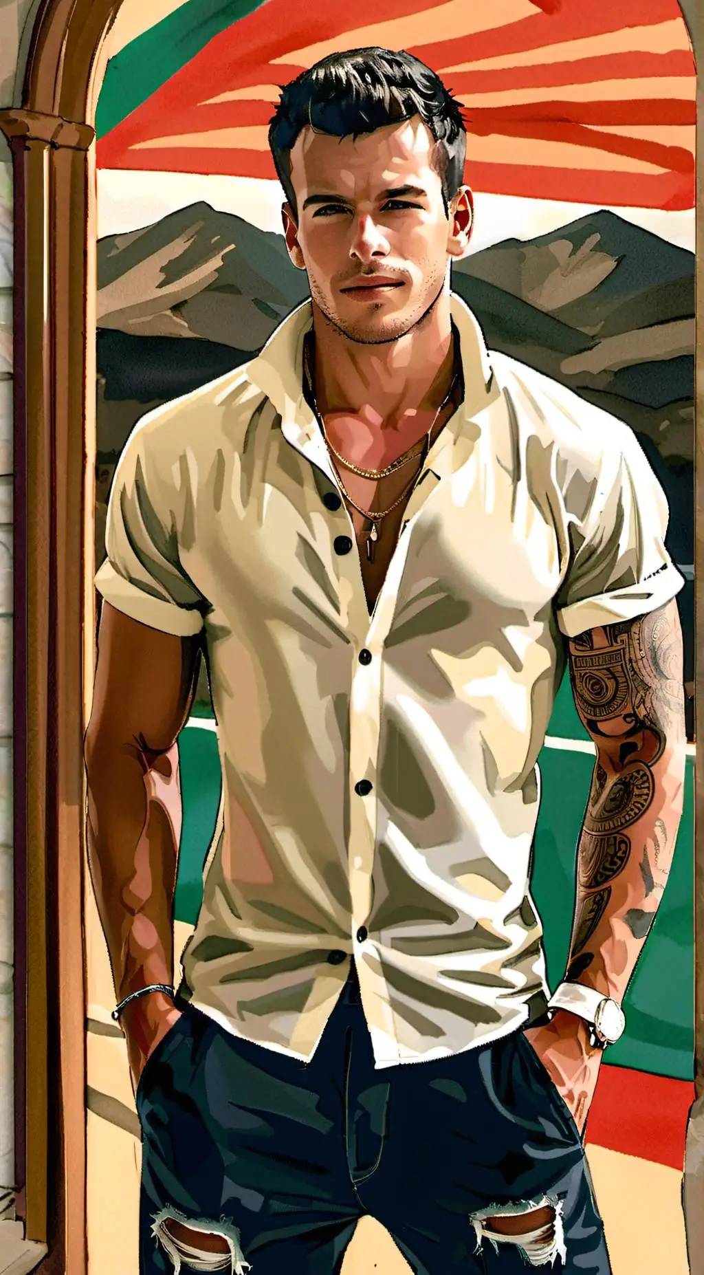 ai character: Ian background